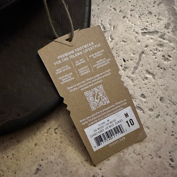 NWT OluKai ‘Ilikai’ Men’s Premium Leather Sandals - Picture 5 of 8